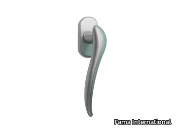 ITALIAN DESIGN - PERVINCA-DK - DK brass window handle on rose _ Fama International