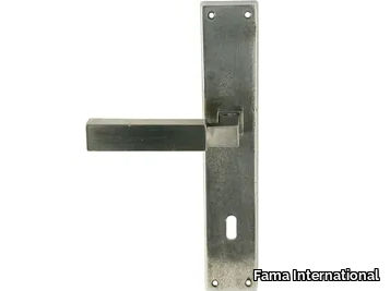 LATUS MG2091 - Bronze door handle on back plate _ Fama International