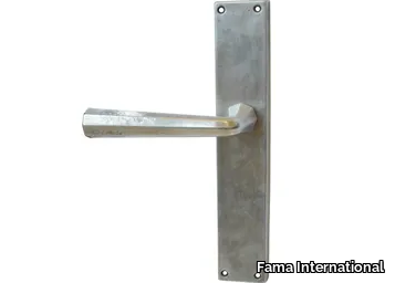 LATUS MG2291 - Bronze door handle on back plate _ Fama International