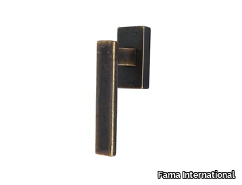 LATUS MG2323 - DK bronze window handle on rose _ Fama International