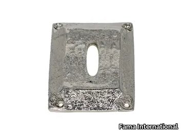 XAVIER LEBEE K8 FN - Square brass keyhole escutcheon _ Fama International