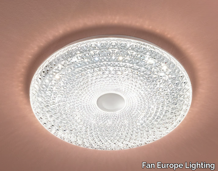 UNIKA - LED acrylic glass ceiling light _ Fan Europe Lighting