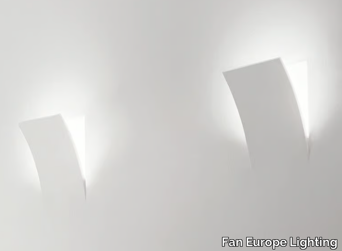 ANIMA - Semi-inset plaster wall light _ Fan Europe Lighting