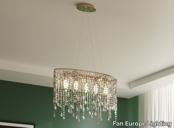 BREEZE - Glass pendant lamp _ Fan Europe Lighting