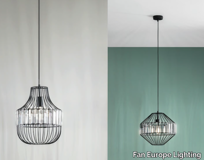 OPIUM - Metal pendant lamp _ Fan Europe Lighting