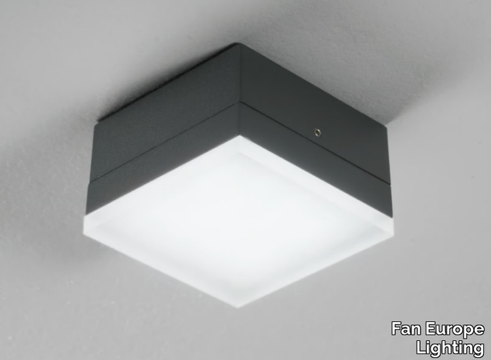 TUTOR - LED aluminium outdoor ceiling lamp _ Fan Europe Lighting