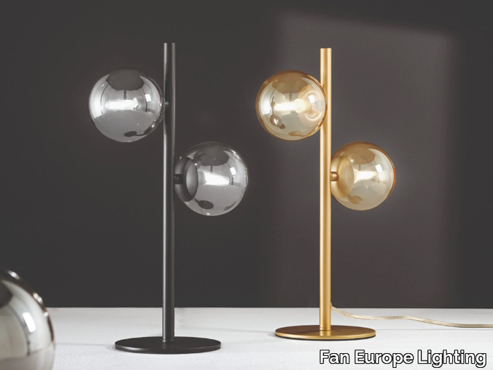 HONEY - LED blown glass and metal table lamp _ Fan Europe Lighting