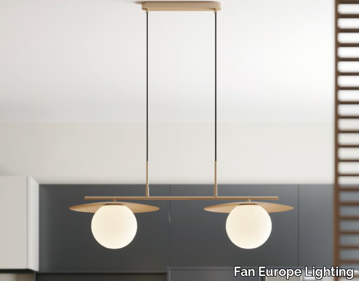 CHAPLIN - LED metal pendant lamp _ Fan Europe Lighting