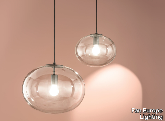 GALAXY - Blown glass pendant lamp _ Fan Europe Lighting