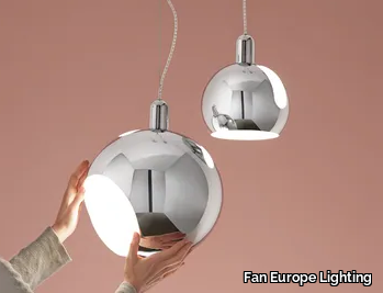 NARCISO - Swivel chrome plated pendant lamp _ Fan Europe Lighting