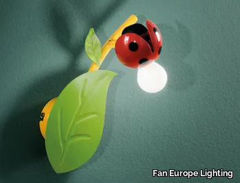 COCCINELLE - Metal wall lamp for children _ Fan Europe Lighting