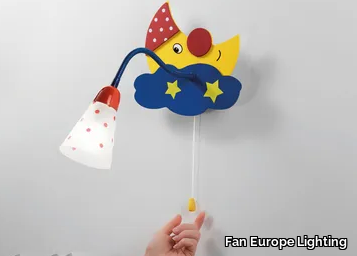 SOGNO - Metal wall lamp for children with swing arm _ Fan Europe Lighting