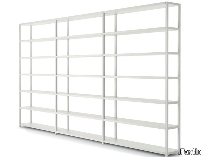 FRAME - Open sectional metal bookcase _ Fantin