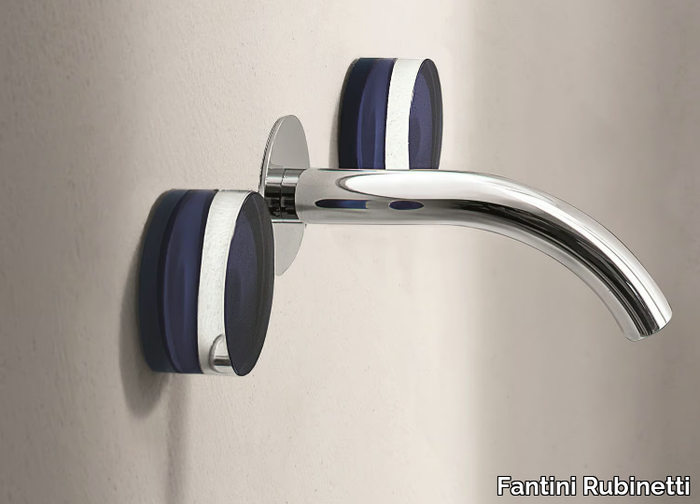 NICE - 3 hole wall-mounted washbasin tap _ Fantini Rubinetti