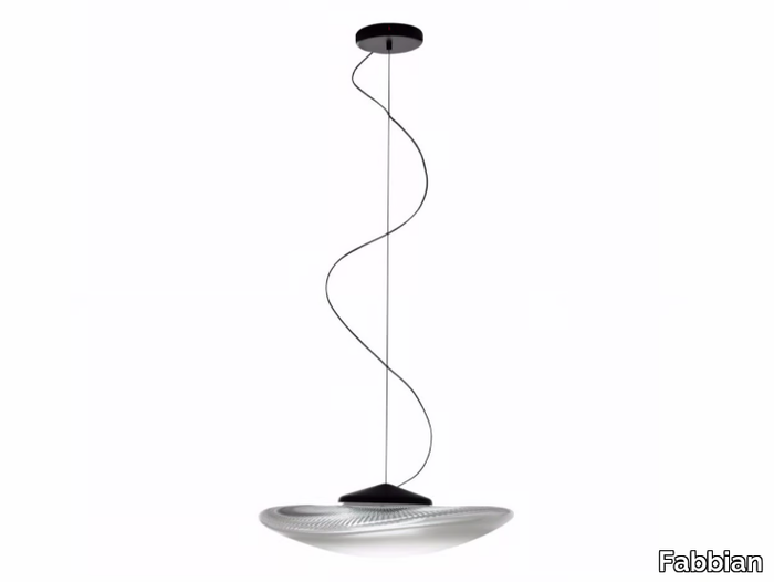 LOOP - LED blown glass pendant lamp _ Fabbian