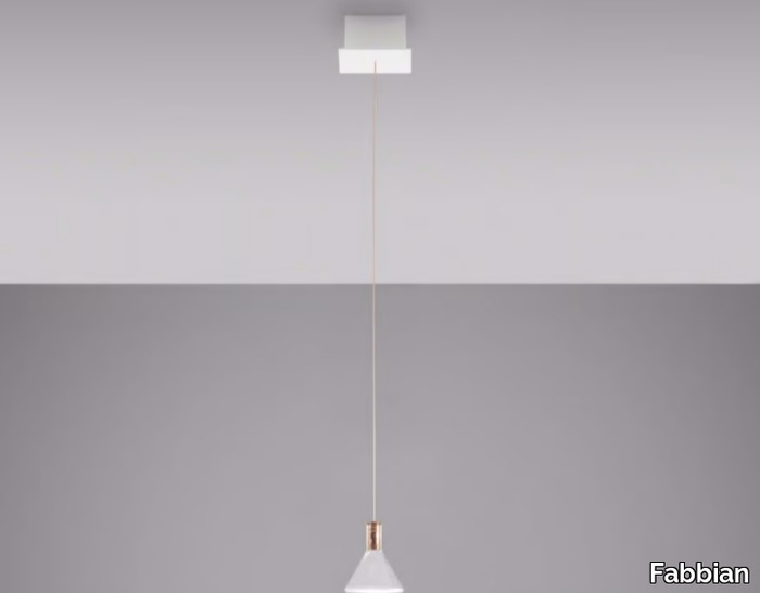 MULTISPOT POLAIR - LED Borosilicate glass pendant lamp _ Fabbian