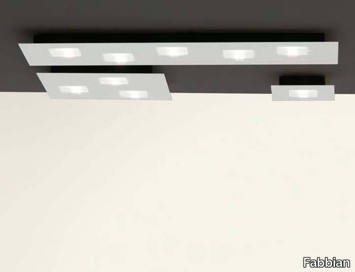 QUARTER - LED aluminium ceiling lamp _ Fabbian