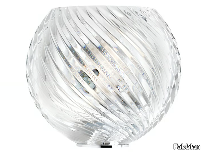 DIAMOND SWIRL - Crystal wall light _ Fabbian