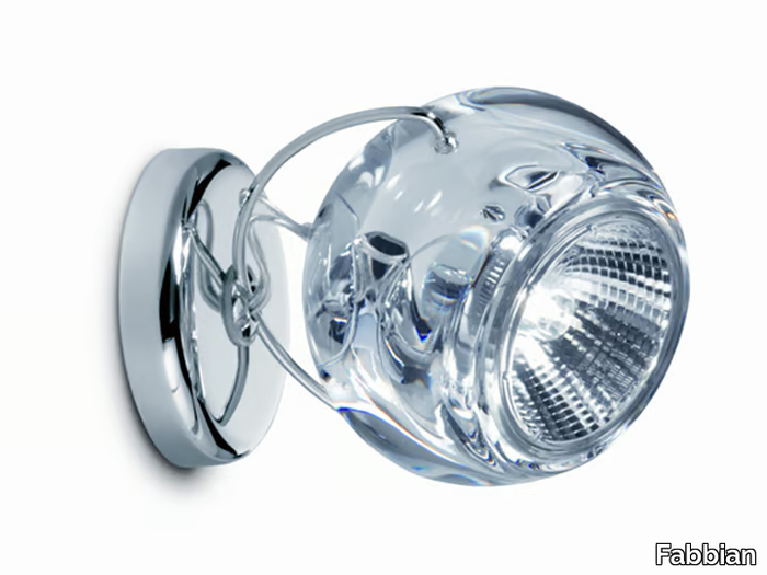 BELUGA COLOUR - Adjustable crystal spotlight _ Fabbian