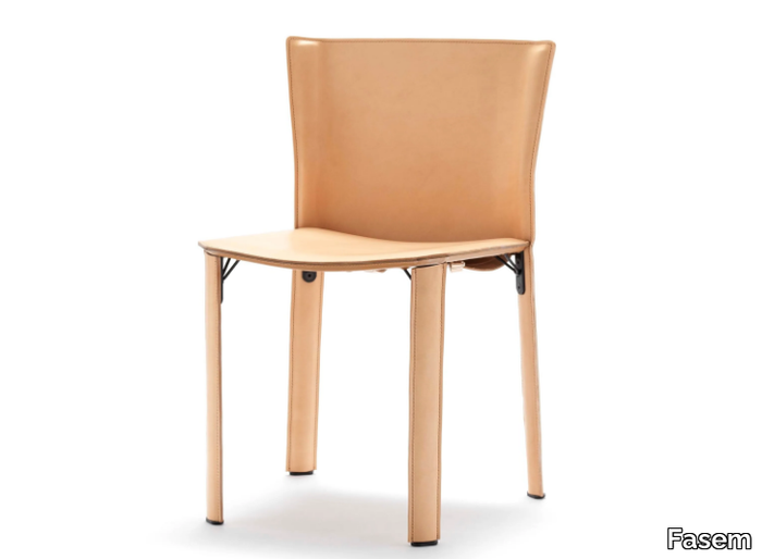 S92 - Tanned leather chair _ Fasem