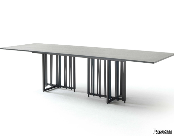 ADELE - Rectangular granite table _ Fasem