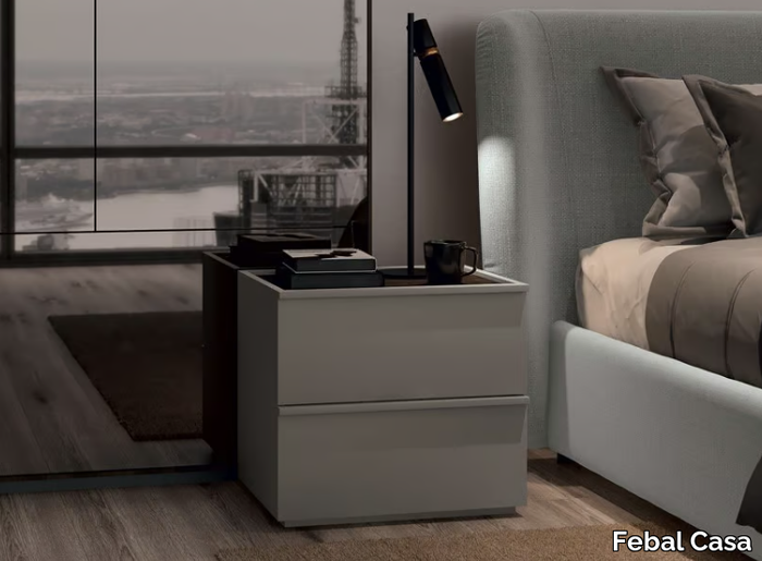 GAE - Bedside table with drawers _ Febal Casa