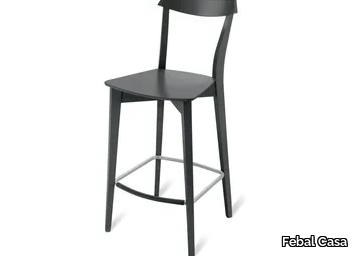 ALLEN - Stool with footrest _ Febal Casa