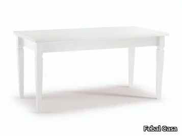 PORTO RICO - Rectangular wood veneer kitchen table _ Febal Casa