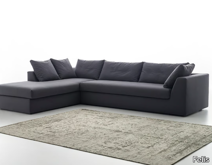 ASTON - Corner fabric sofa bed _ Felis