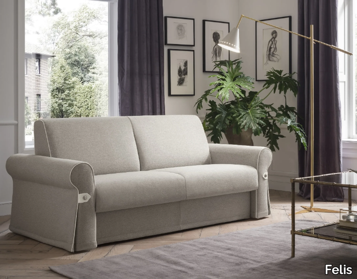 FLAIR - 3 seater fabric sofa bed _ Felis