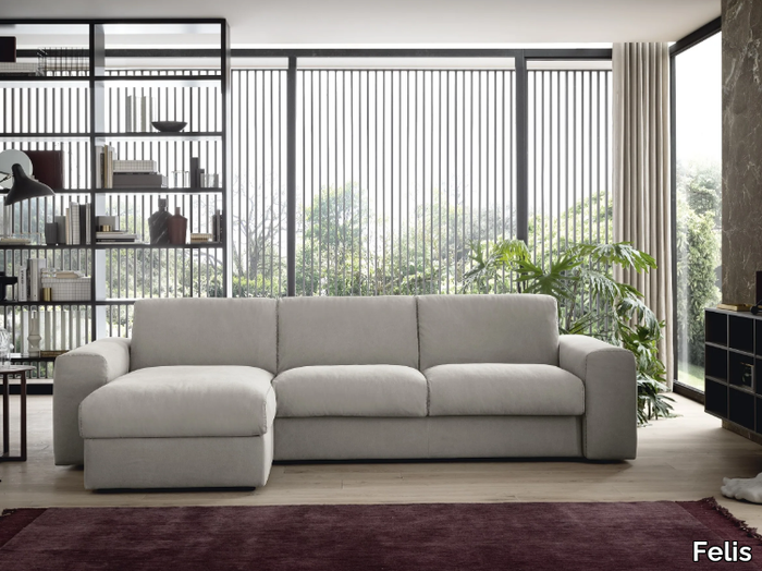 SPIKE - 4 seater fabric sofa bed _ Felis