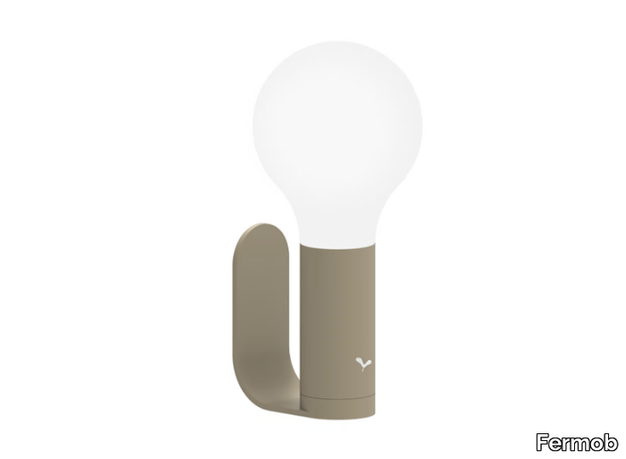 APLÔ - LED aluminium and polyethylene outdoor wall lamp _ Fermob