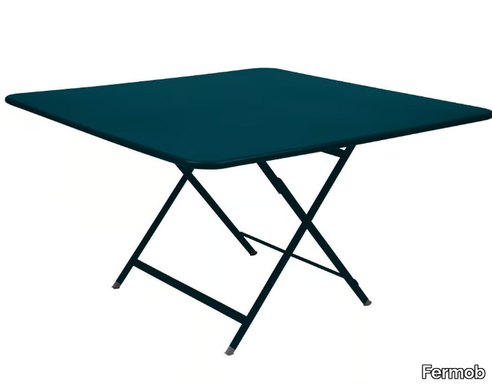 CARACTÈRE - Folding square steel garden table _ Fermob