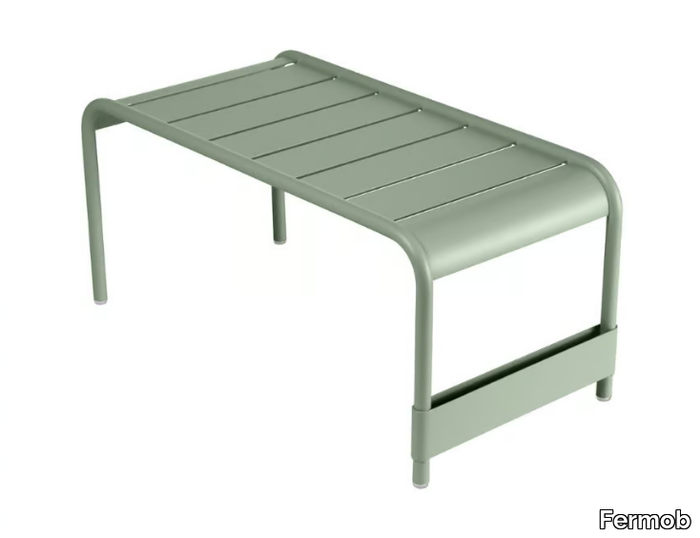 LUXEMBOURG - Rectangular aluminium garden side table _ Fermob