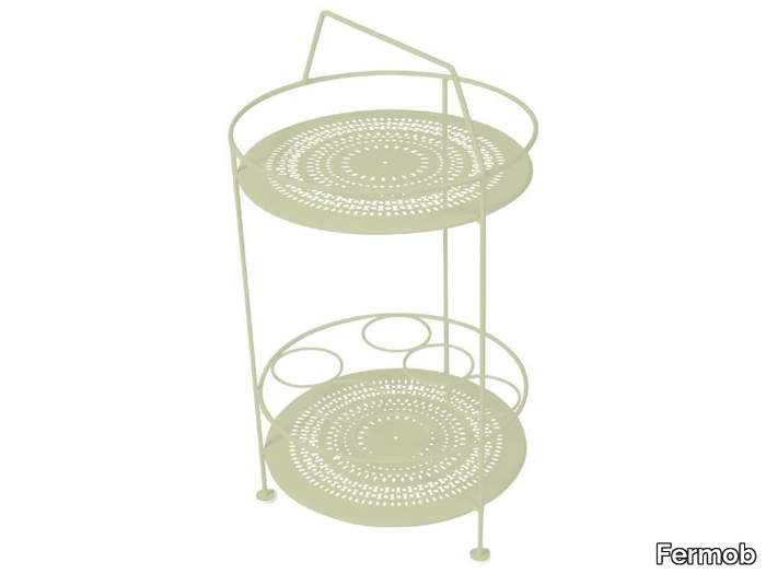 MONTMARTRE - Round aluminium side table _ Fermob