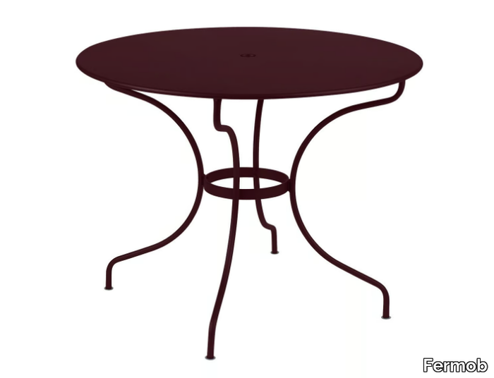 OPÉRA+ - Round steel garden table _ Fermob