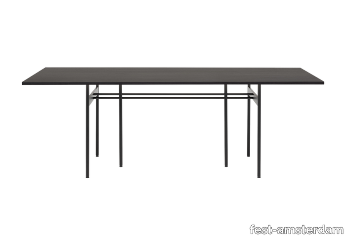 Nude Dining table - 220 cm - Black