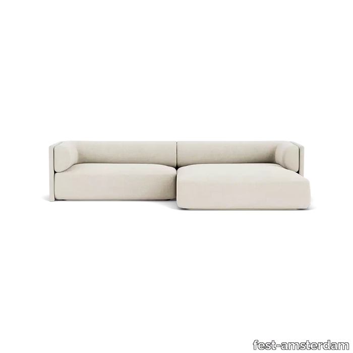 Bolster Corner Sofa Divan - right - Alpine Natural - 01