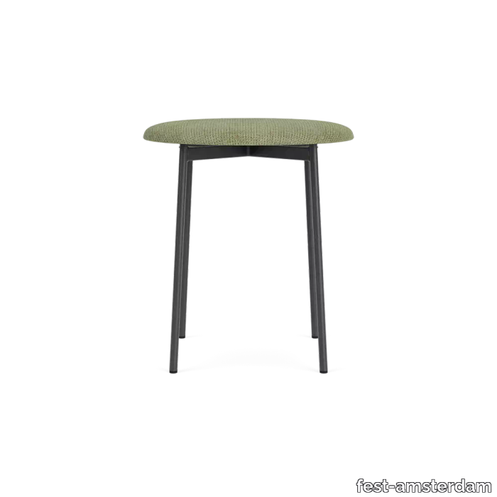 Friday Stool - black frame - Cube Light green - 55