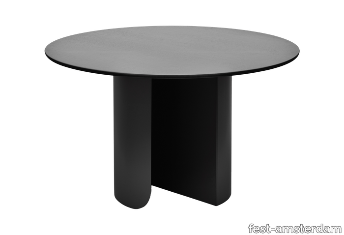 Plateau Dining table - Round - Black Black