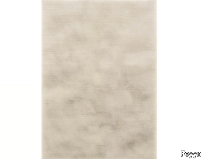 ECOLICIOUS CREAM WHITE - Rectangular handmade rug _ Feyyn