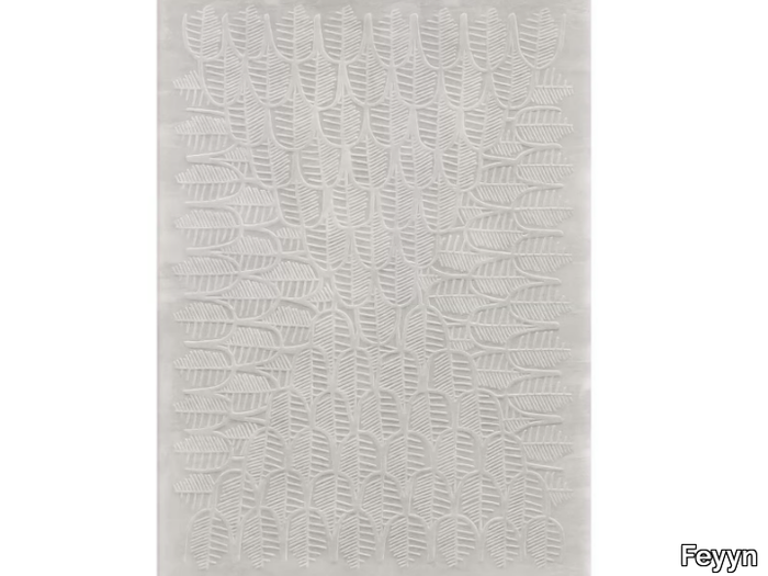 FEATHERS OFF WHITE - Handmade rectangular rug _ Feyyn