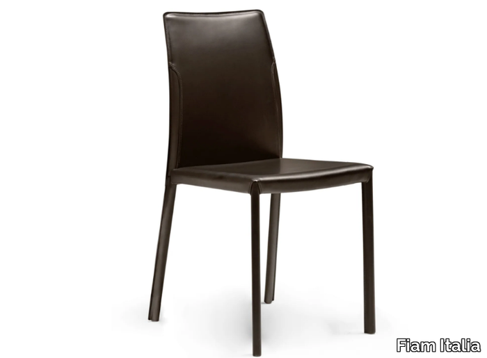 DRESS - Tanned leather chair _ Fiam Italia