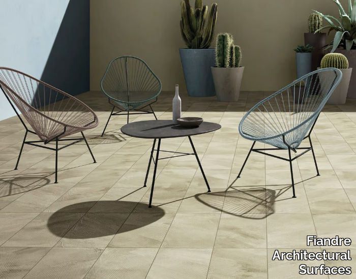 400F HEAT - Indoor/outdoor porcelain stoneware wall/floor tiles with concrete effect _ Fiandre Architectural Surfaces