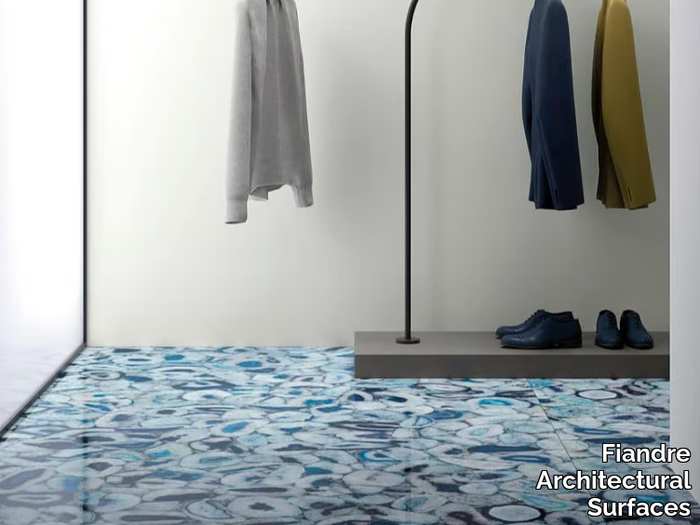 AGATA BLU - Porcelain stoneware wall/floor tiles _ Fiandre Architectural Surfaces