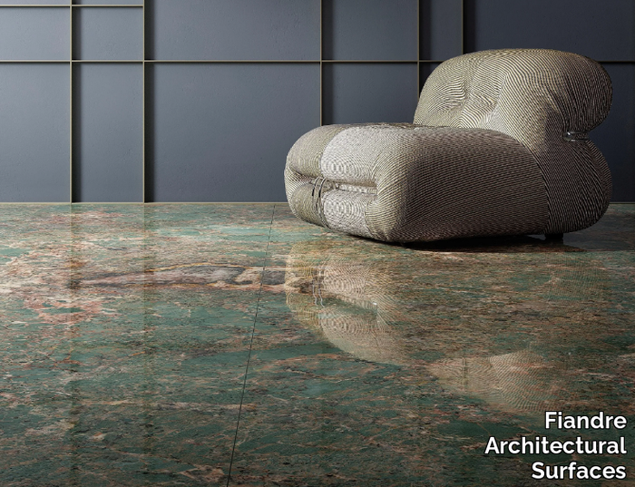 AMAZONITE - Porcelain stoneware wall/floor tiles with marble effect _ Fiandre Architectural Surfaces