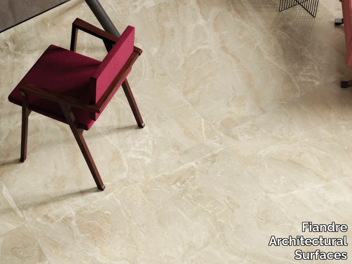 MARBLE LAB - BRECCIA SARDA - Porcelain stoneware wall/floor tiles with marble effect _ Fiandre Architectural Surfaces