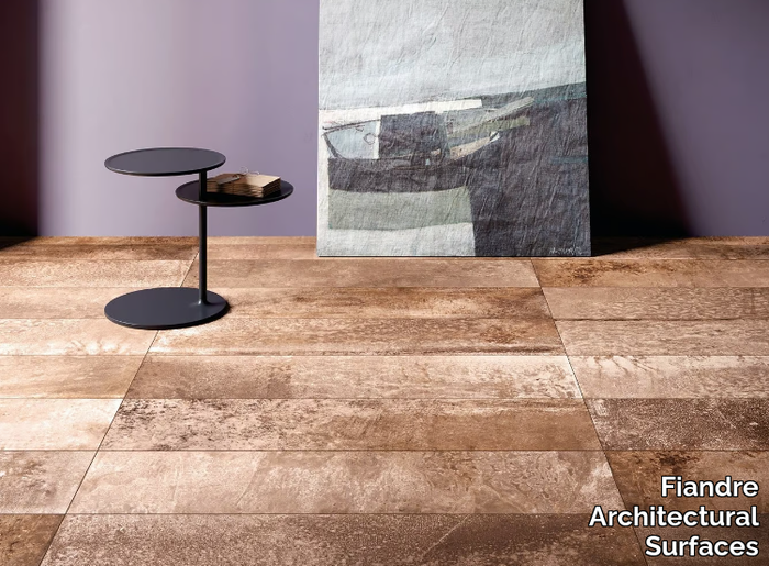 MAGNETO CORTEN - Porcelain stoneware wall/floor tiles _ Fiandre Architectural Surfaces