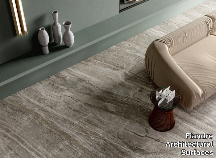 NEBULA GRIGIA - Porcelain stoneware wall/floor tiles with marble effect _ Fiandre Architectural Surfaces