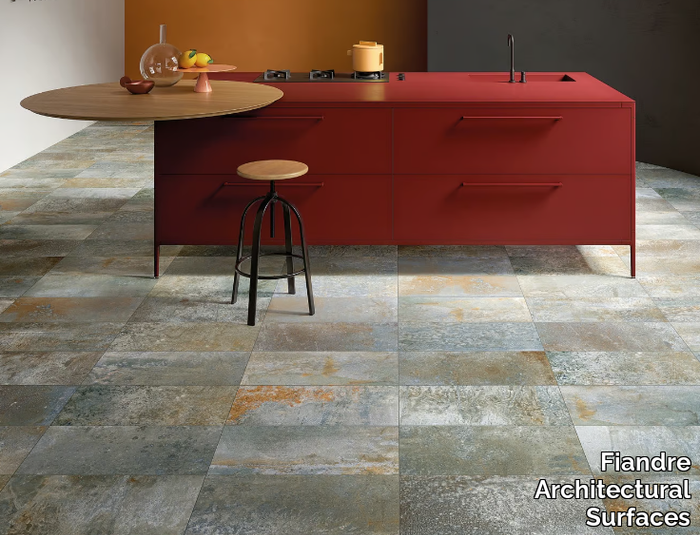 MAGNETO RUST - Porcelain stoneware wall/floor tiles _ Fiandre Architectural Surfaces